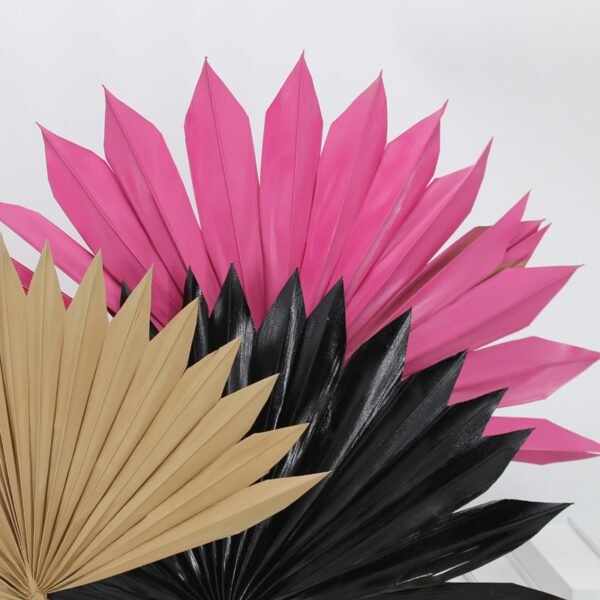 dry colorful palm leaf flower