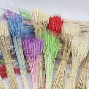 3hlink Multicolor dried dry wheat flower