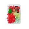 red diy preserved dried flowers material pack box