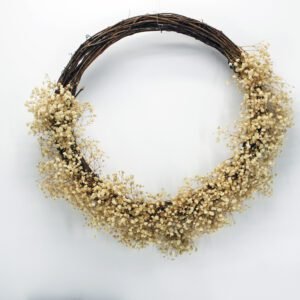 Preserved babybreath Wreath