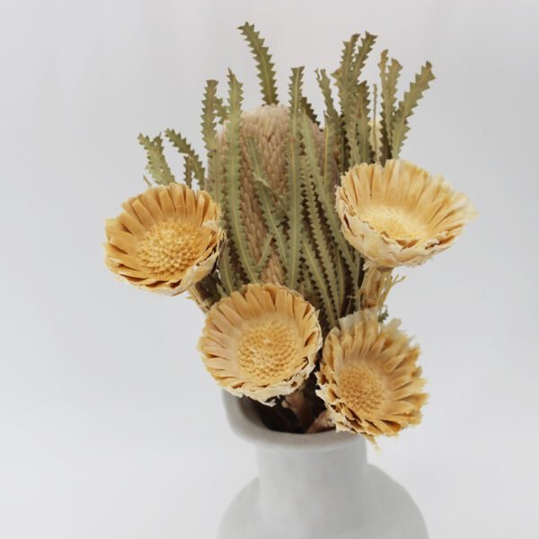 dried preserved Africa Chrysanthemum floral arrangement