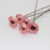 real touch pink dry poppy handmade splicing dried flowers