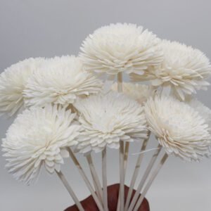 household air fresher artificial ricepaper chrysanthemum flowers