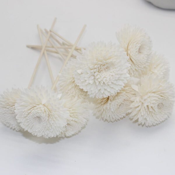 white household air fresher artificial dried flowers