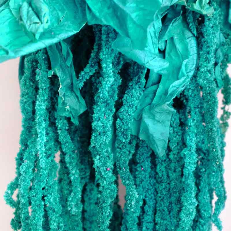 3HLINK dark green hanging rice amaranth amaranthus preserved floral