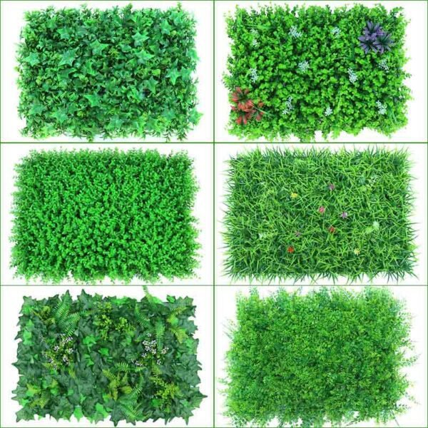 A variety of styles can be spliced ​​and assembled into artificial grass walls