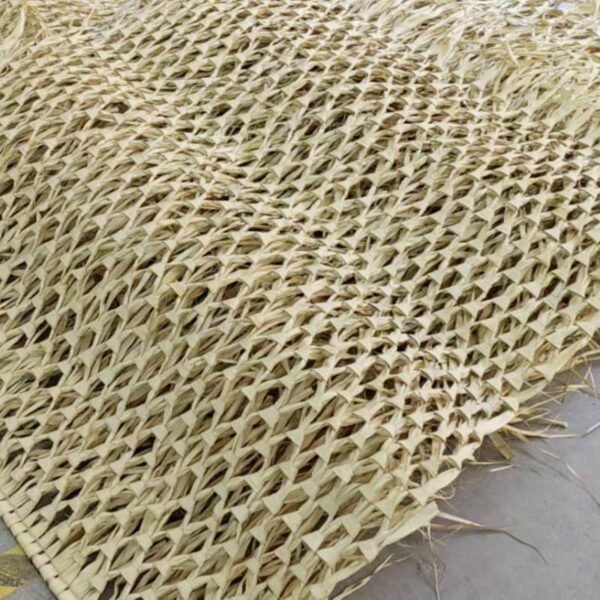 3HLINK product natural palm leaf plants weave boho wall hanging decor details