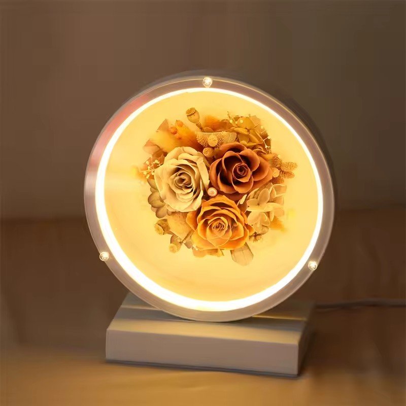 3HLINK Eternal flower LED bedside Bluetooth sound small night light