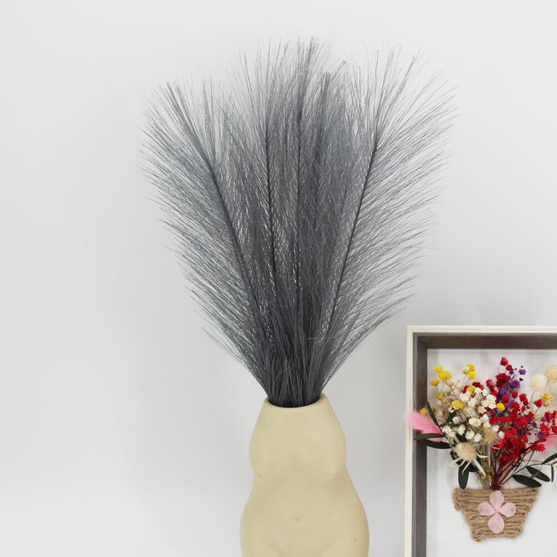 3HLINK grey artificial silk faux small pampas grass