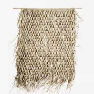 3HLINK product natural palm leaf plants weave boho wall hanging decor