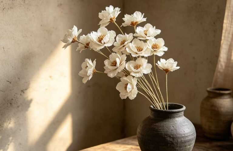Handmade Silver Bell Flowers: Styling Ideas for Dried and Preserved Bouquets